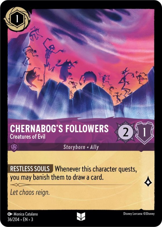 Chernabog's Followers - Creatures of Evil - Cold Foil