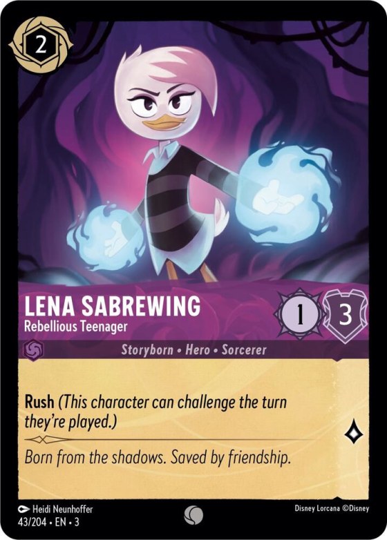 Lena Sabrewing - Rebellious Teenager - Cold Foil