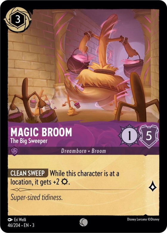 Magic Broom - The Big Sweeper - Cold Foil