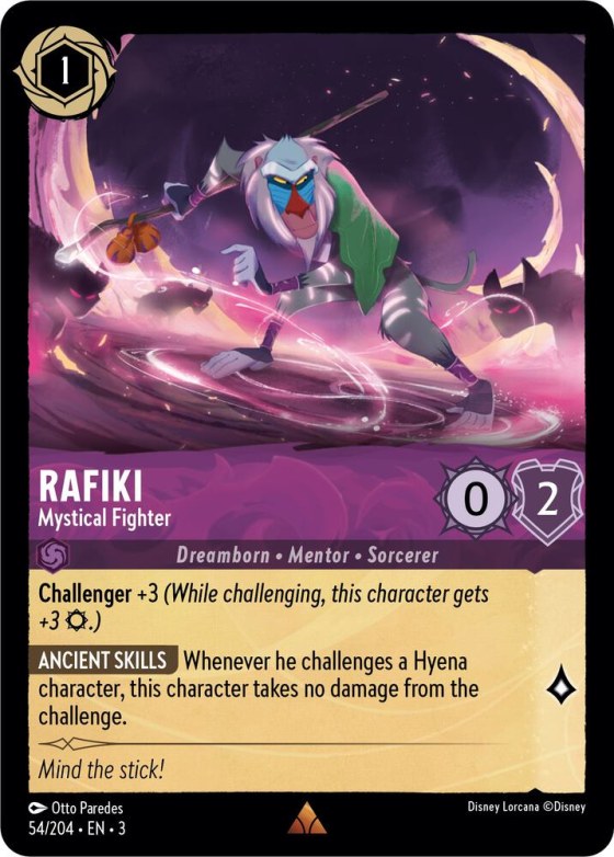 Rafiki - Mystical Fighter - Cold Foil