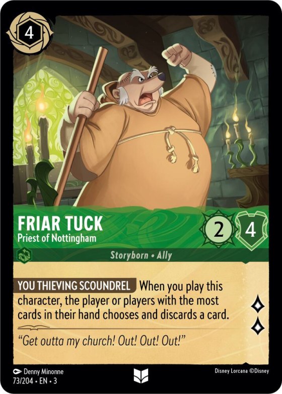 Friar Tuck - Priest of Nottingham - Cold Foil