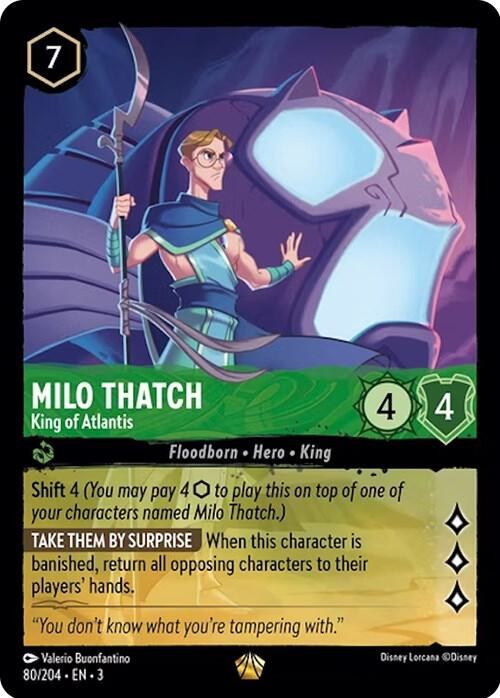 Milo Thatch - King of Atlantis - Cold Foil
