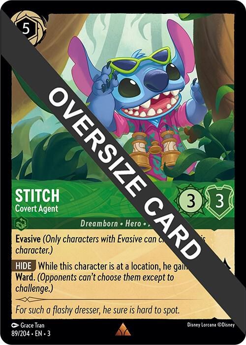 Stitch - Covert Agent - Oversized