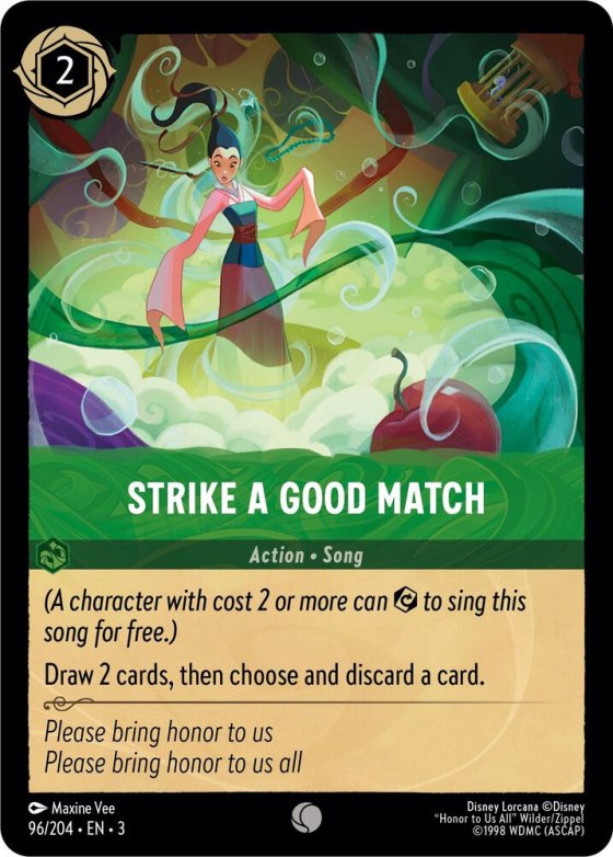 Strike a Good Match - Cold Foil