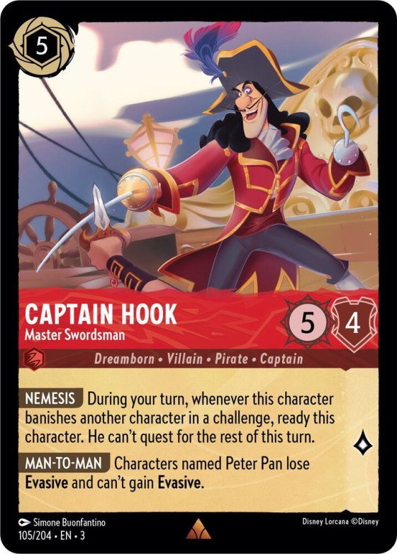 Captain Hook - Master Swordsman - Cold Foil
