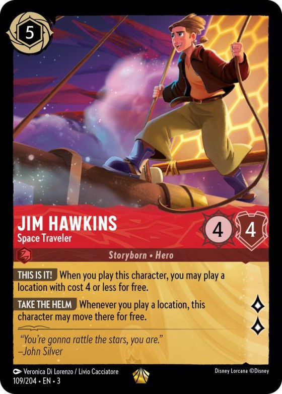 Jim Hawkins - Space Traveler - Cold Foil