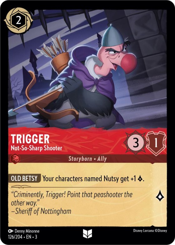 Trigger - Not-So-Sharp Shooter - Cold Foil