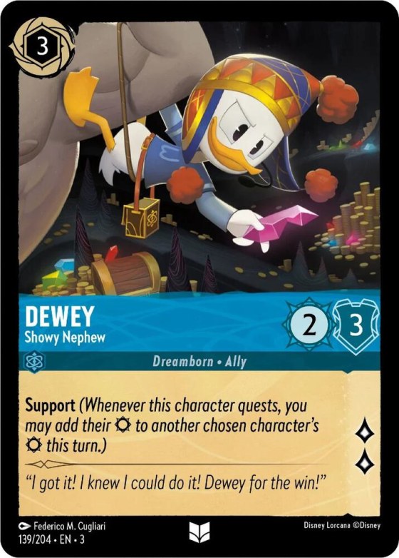 Dewey - Showy Nephew - Cold Foil