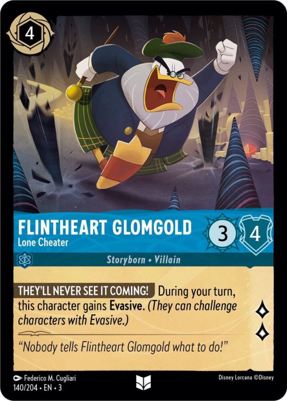 Flintheart Glomgold - Lone Cheater - Cold Foil