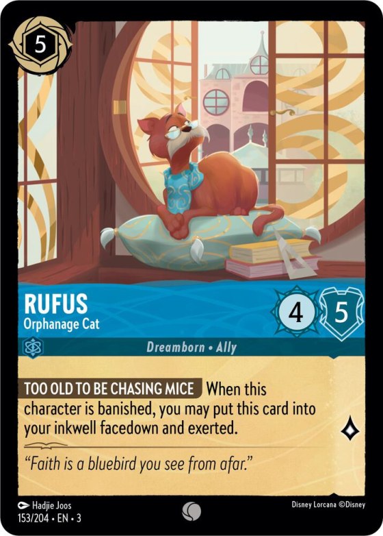 Rufus - Orphanage Cat - Cold Foil