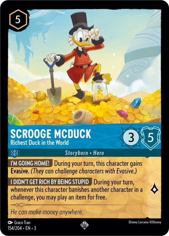 Scrooge McDuck - Richest Duck in the World - Cold Foil