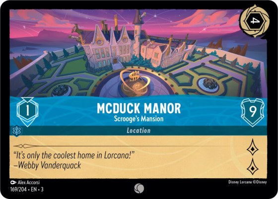 McDuck Manor - Scrooge's Mansion - Cold Foil