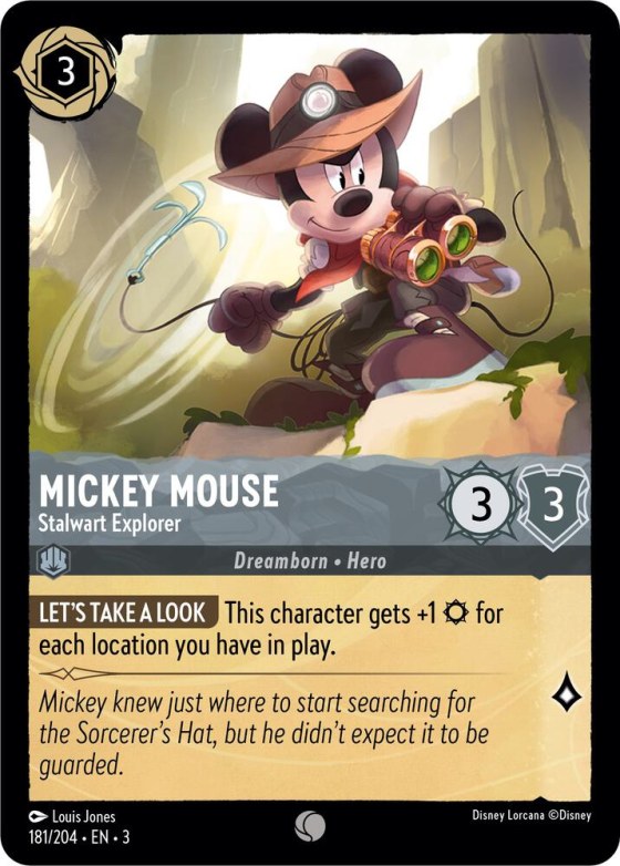 Mickey Mouse - Stalwart Explorer - Cold Foil