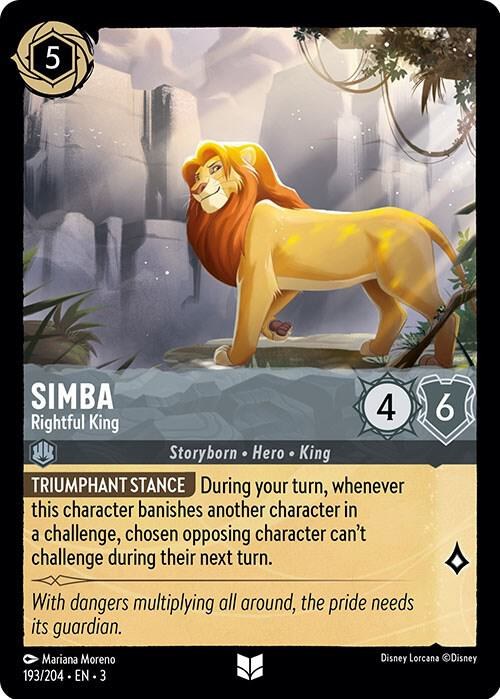 Simba - Rightful King - Cold Foil
