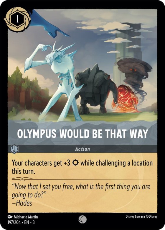 Olympus Would Be That Way - Cold Foil