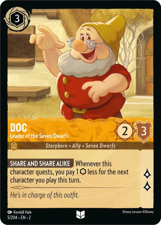 Doc - Leader of the Seven Dwarfs - Cold Foil