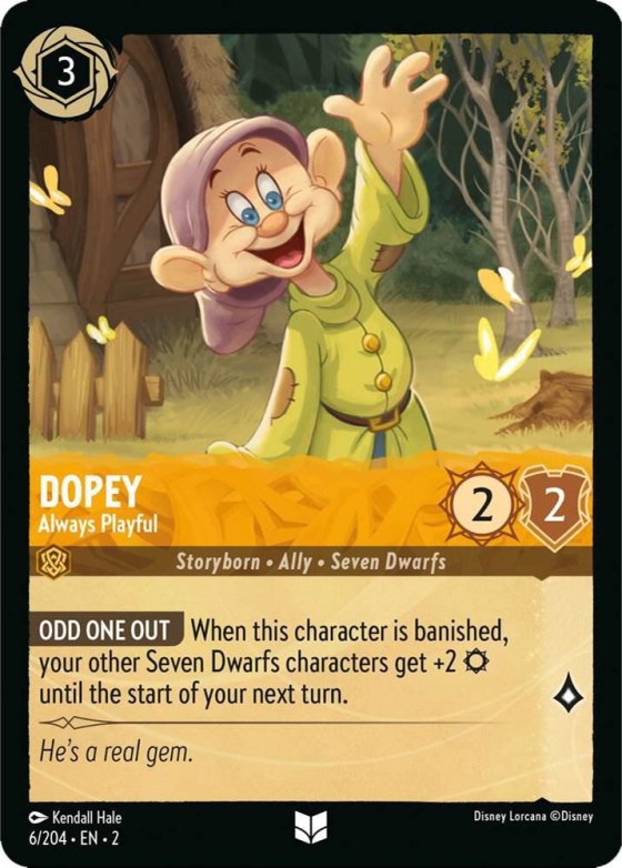 Dopey - Always Playful - Cold Foil
