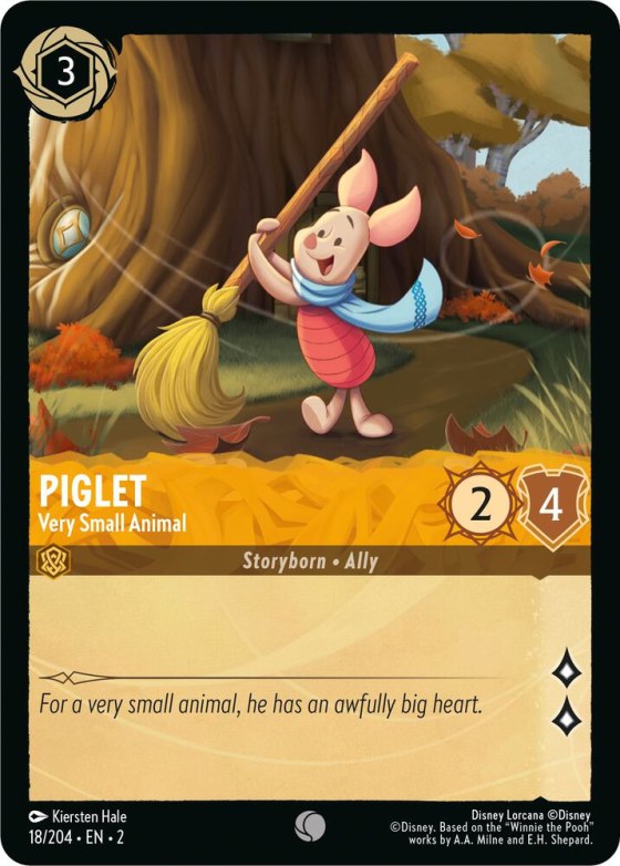 Piglet - Very Small Animal - Cold Foil