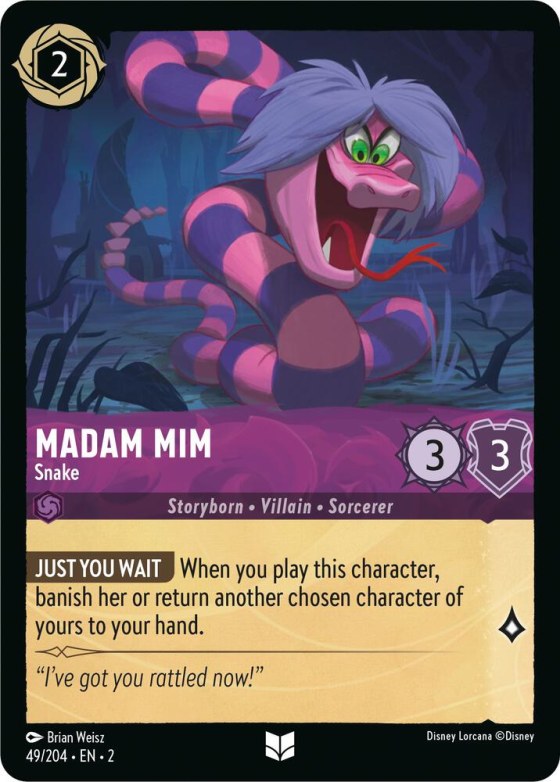 Madam Mim - Snake - Cold Foil