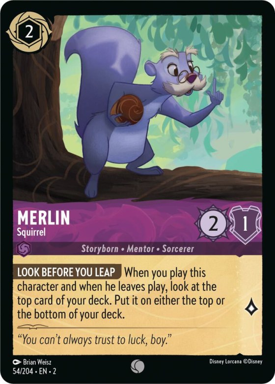 Merlin - Squirrel - Cold Foil