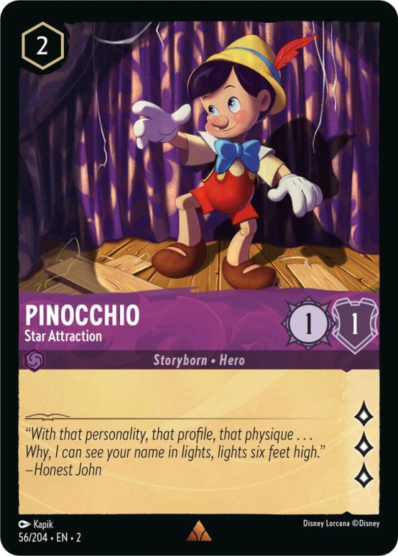 Pinocchio - Star Attraction - Cold Foil