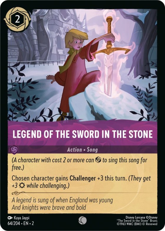 Legend of the Sword in the Stone - Cold Foil
