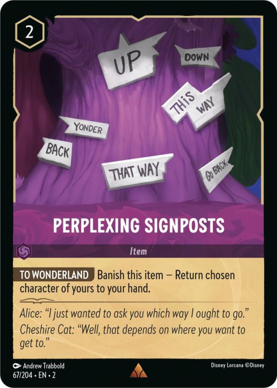 Perplexing Signposts - Cold Foil