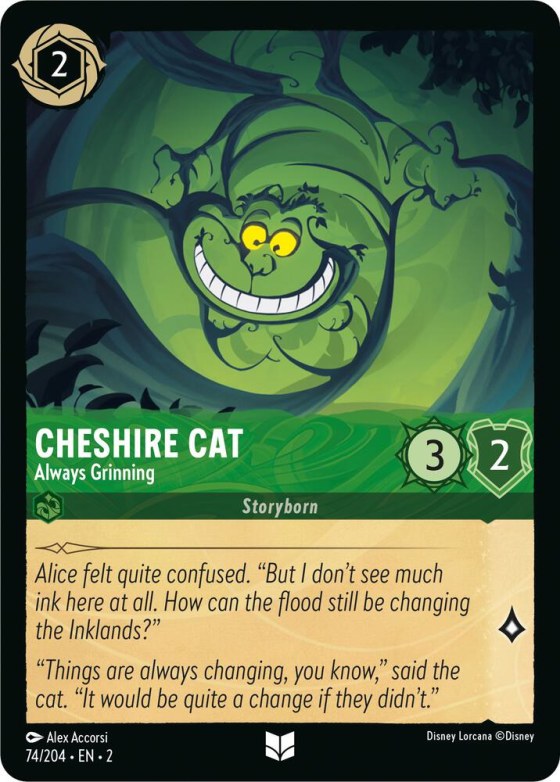 Cheshire Cat - Always Grinning - Cold Foil