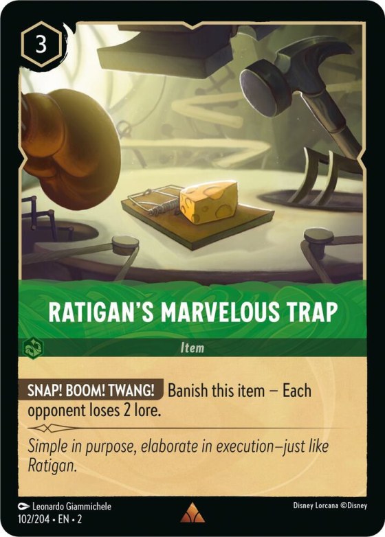 Ratigan's Marvelous Trap - Cold Foil