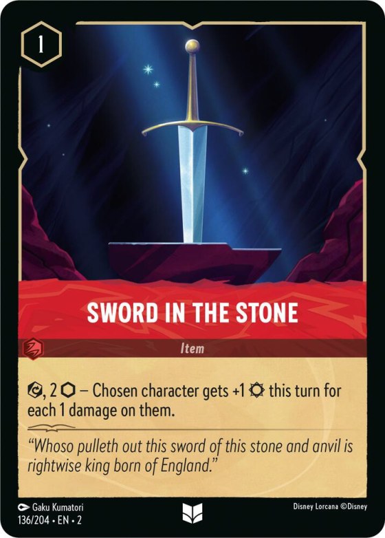 Sword in the Stone - Cold Foil