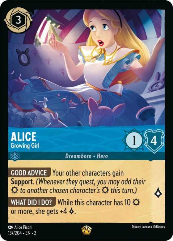 Alice - Growing Girl - Cold Foil