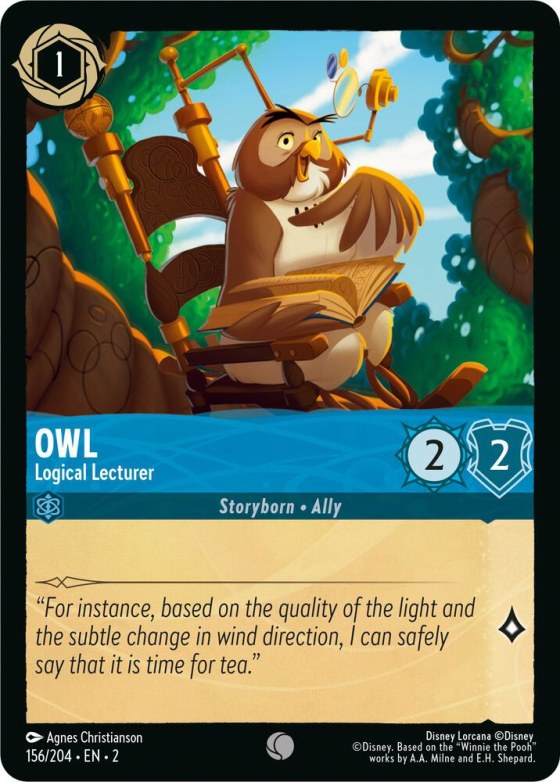 Owl - Logical Lecturer - Cold Foil