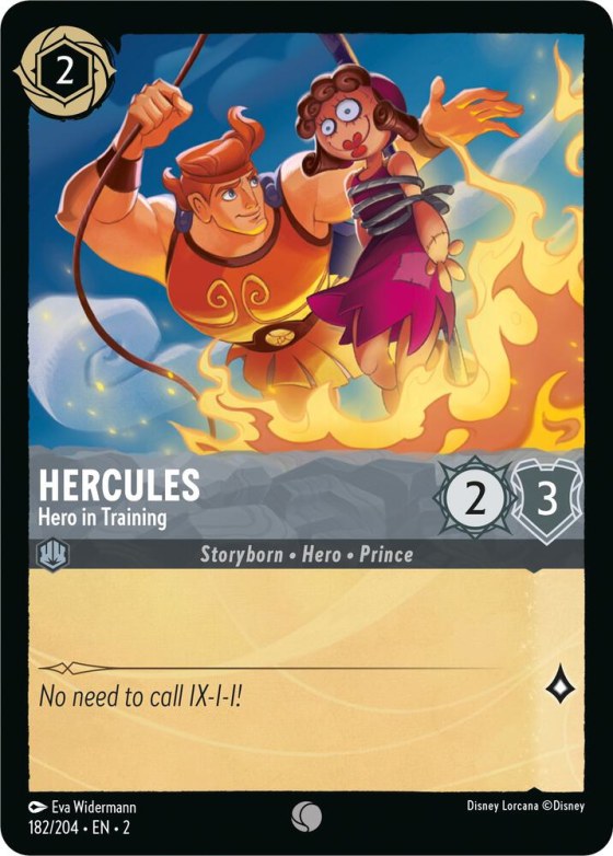Hercules - Hero in Training - Cold Foil