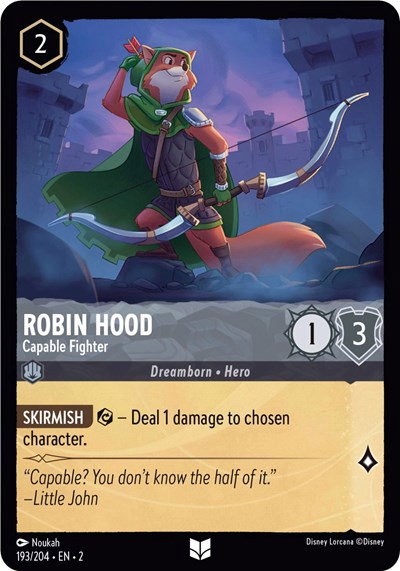 Robin Hood - Capable Fighter - Cold Foil