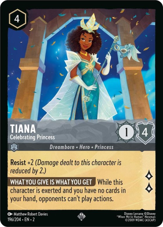 Tiana - Celebrating Princess - Cold Foil