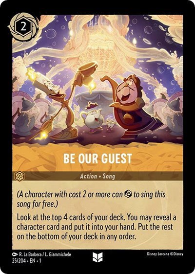 Be Our Guest - Cold Foil