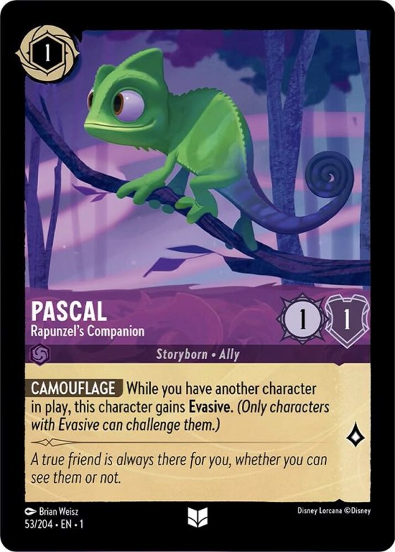 Pascal - Rapunzel's Companion - Cold Foil