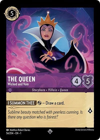 The Queen - Wicked and Vain - Cold Foil