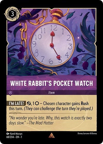 White Rabbit's Pocket Watch - Cold Foil