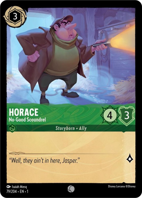 Horace - No-Good Scoundrel - Cold Foil