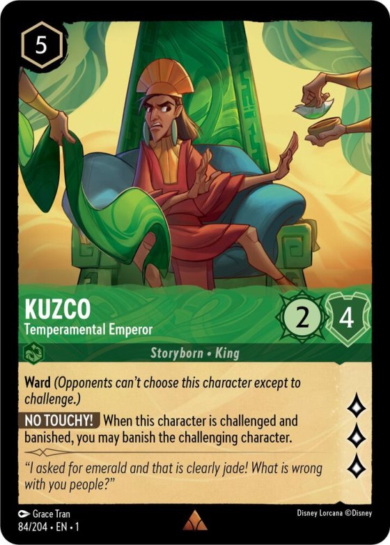 Kuzco - Temperamental Emperor - Cold Foil