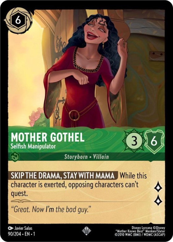 Mother Gothel - Selfish Manipulator - Cold Foil