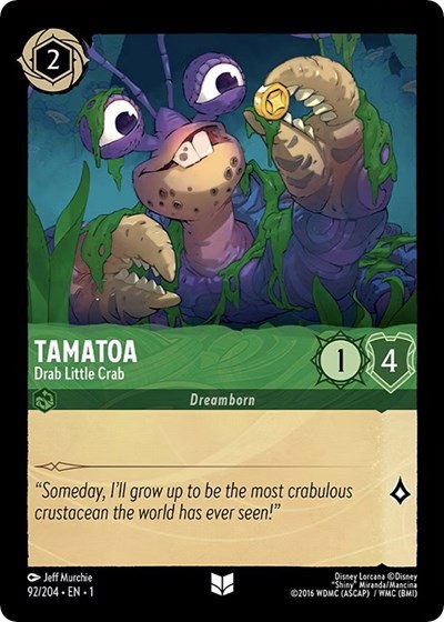 Tamatoa - Drab Little Crab - Cold Foil