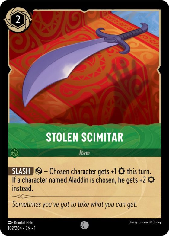 Stolen Scimitar - Cold Foil