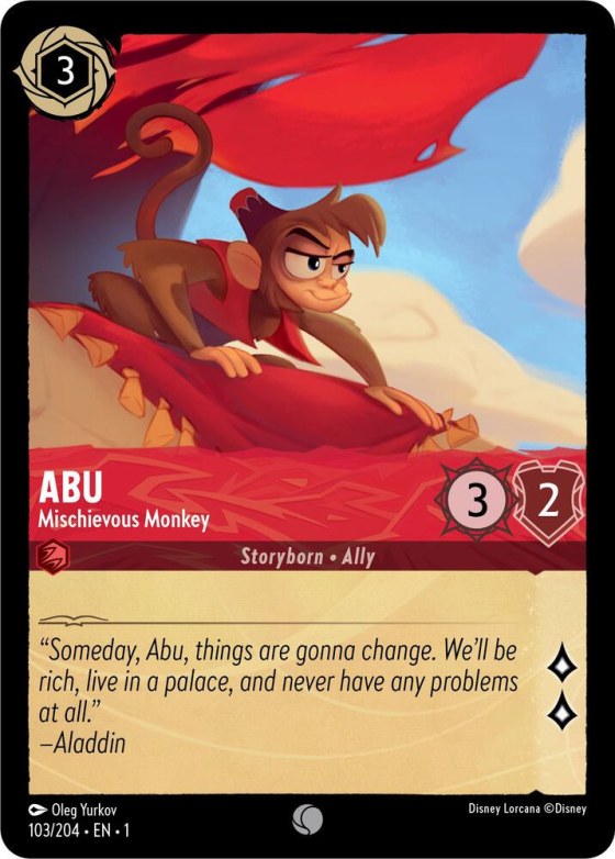Abu - Mischievous Monkey - Cold Foil