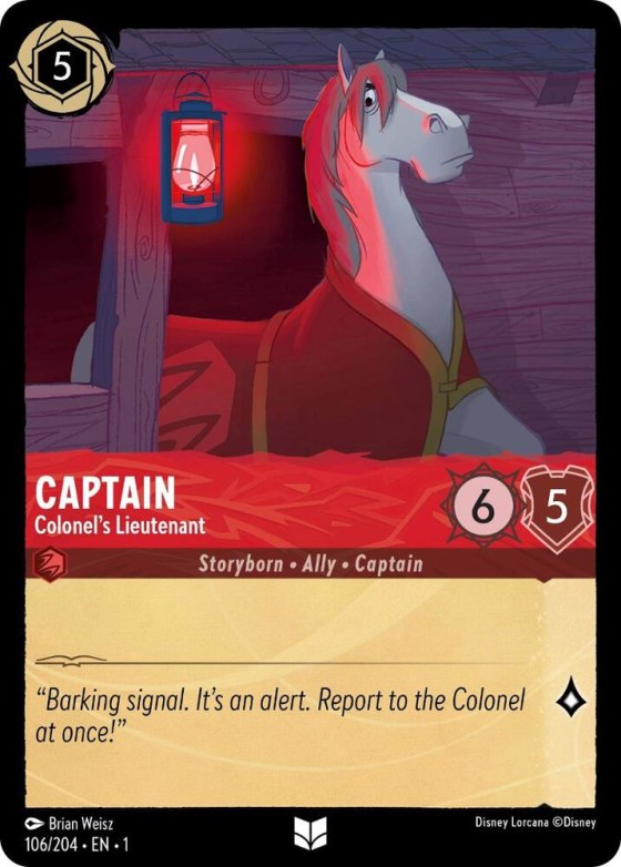 Captain - Colonel's Lieutenant - Cold Foil