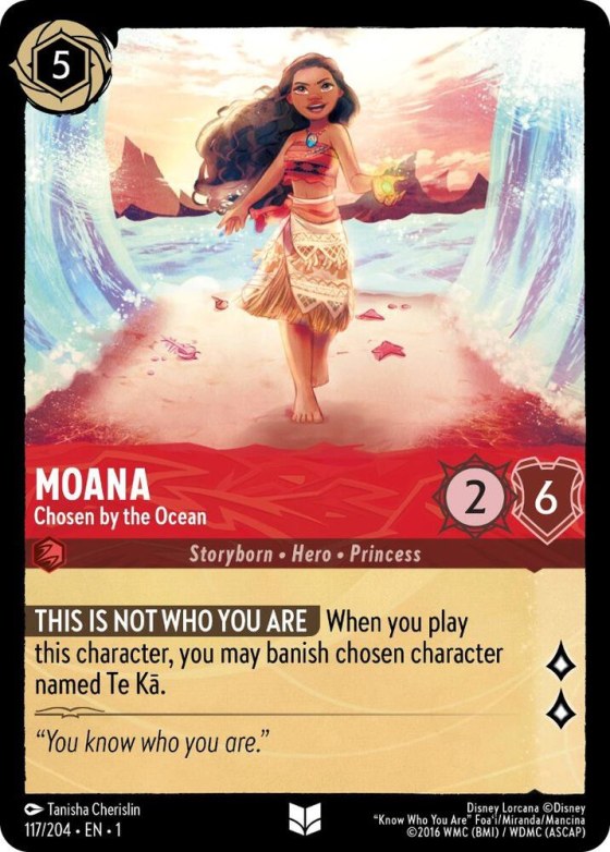 Moana - Chosen by the Ocean - Cold Foil