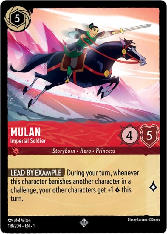 Mulan - Imperial Soldier - Cold Foil