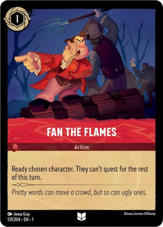Fan the Flames - Cold Foil