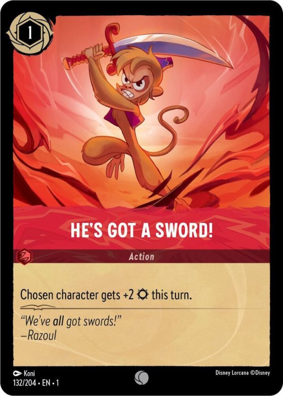 He's Got A Sword! - Cold Foil